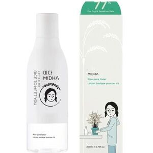 MIDHA Rice Pure Toner for‎ Dry & Sensitive Skin Vegan Formula 200ml